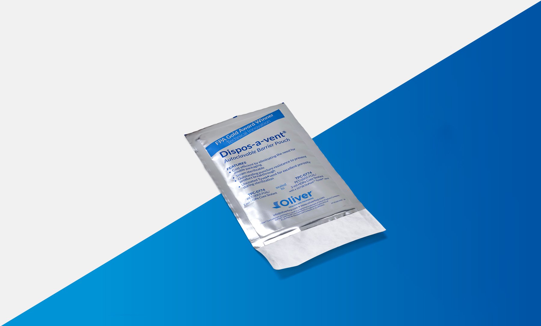 Dispos-a-vent Pouches | Oliver Healthcare Packaging